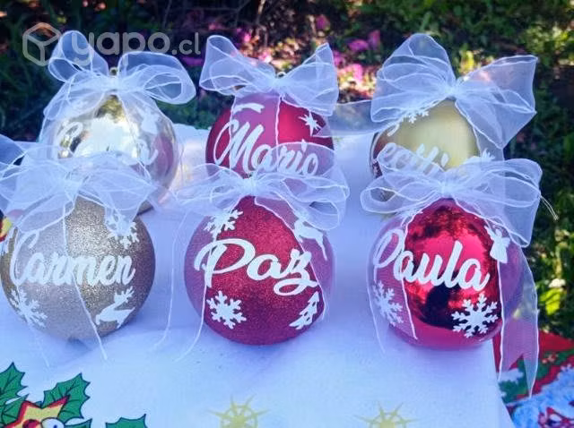 Esferas navideñas personazadas