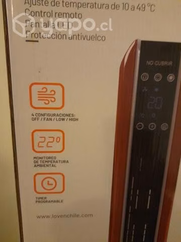 Calefactor de alta eficiencia