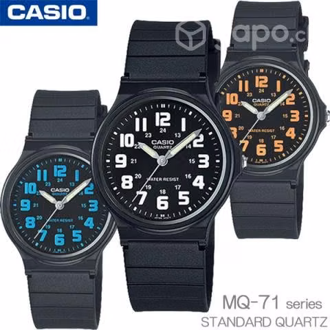 Reloj casio mq71-1 unisex nuevos
