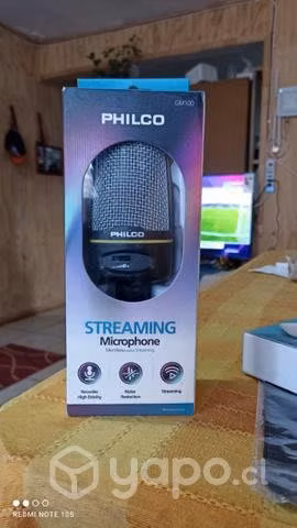 Micrófono para streaming Philco