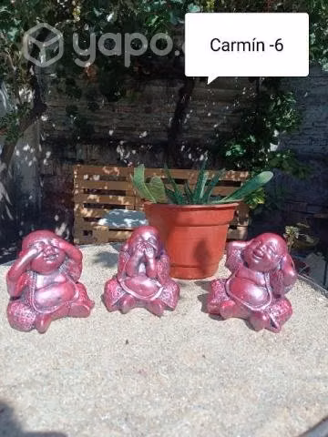 Budas trío sonriente