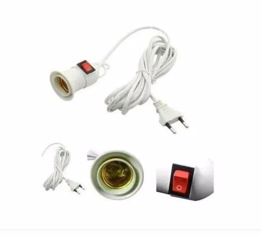 Soquete Con Interruptor E27 Cable 3 Mts Enchufe - Imagen 3