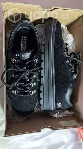 Zapatilla skechers negra 37 mujer