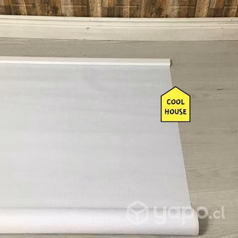 Increíbles Cortinas Roller Lisas color Blanco