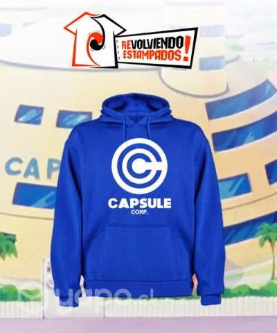 Polerones Estampados Capsule Corp