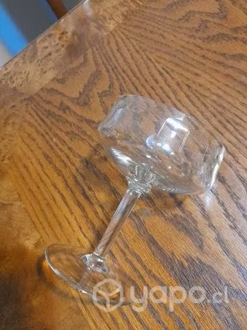 6 copas de cristal tallado - Imagen 3