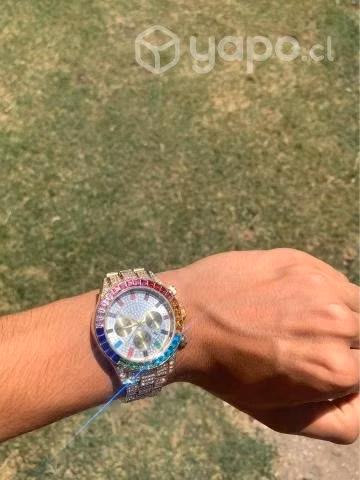 Reloj de hombre arcoiris