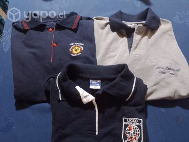 Poleras liceos Oscar castro A6 Diego portales