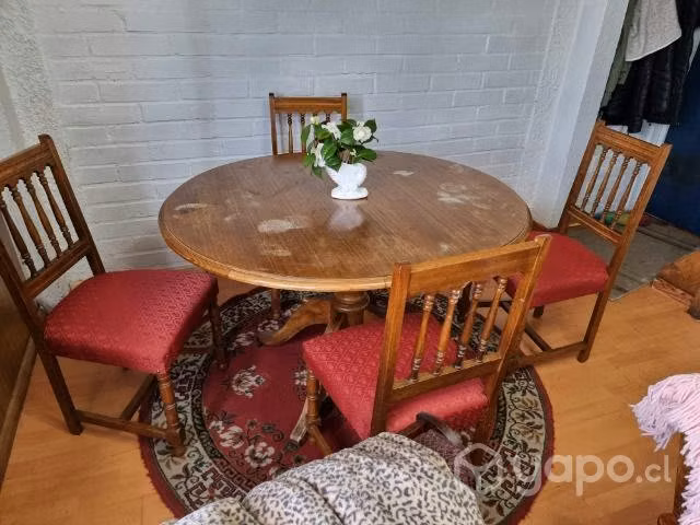 Comedor redondo 6 sillas