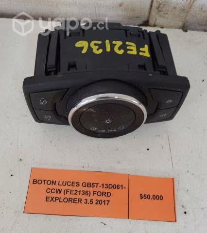 Botón Luces GB5T-13D061-CCW (FE2136) Ford Explorer