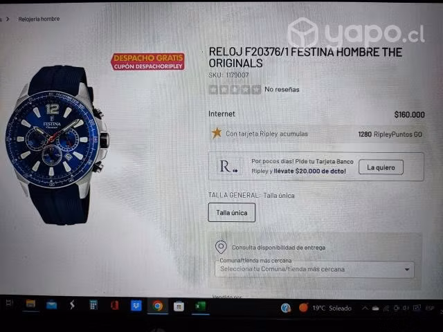 Reloj festina mod.f37