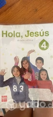 Libro religión Hola Jesús, 4 básico