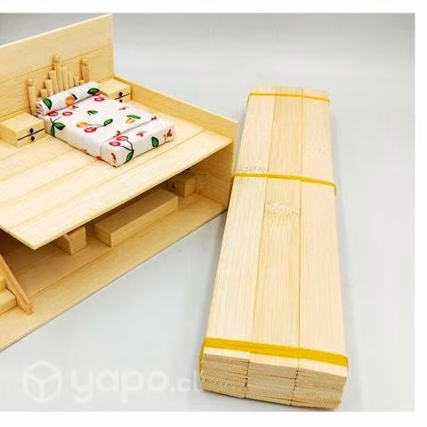Palo Maqueta 4x10mm 50cm Largo Set 40Uds - Imagen 3