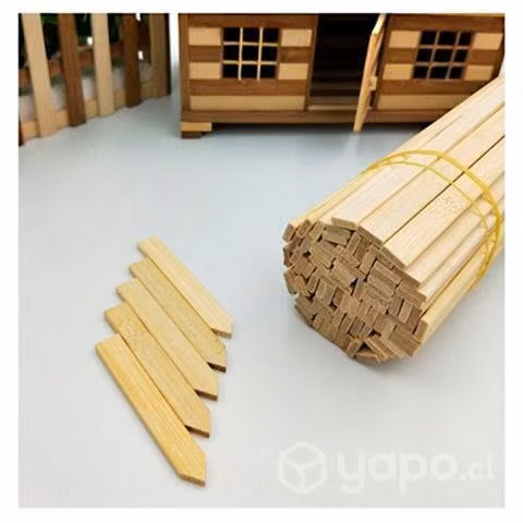 Palo Maqueta 4x10mm 50cm Largo Set 40Uds - Imagen 4
