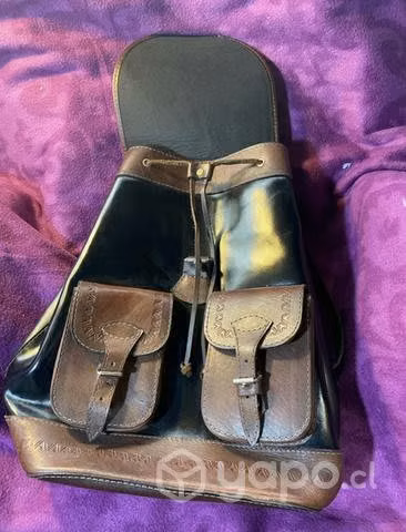 Mochila de cuero