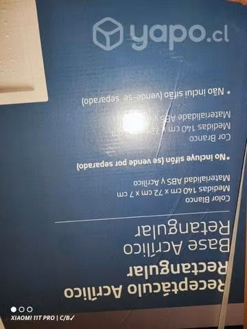Receptáculo acrilico nuevo en caja - Imagen 3