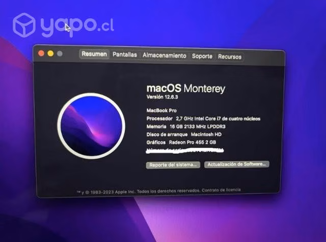 Macbook Pro 2016