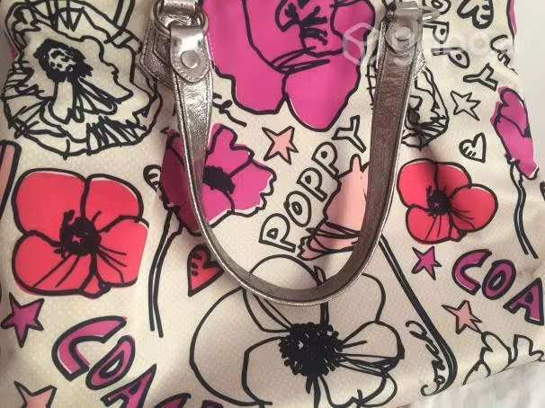 Bolso de mano Coach poppy
