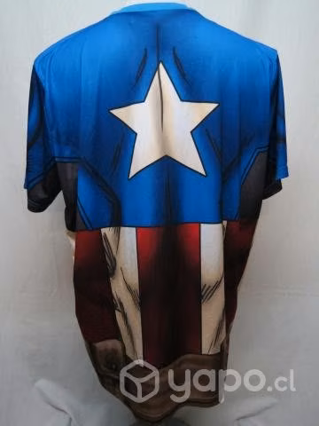 Camiseta Deportiva Capitán América Talla XL
