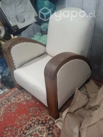 sillón recién restaurado