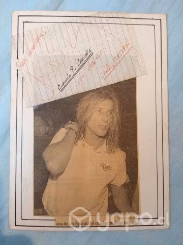 V06: autógrafo claudio paul caniggia 12.dic.1995