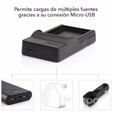 Cargador USB Para Bateria Np-fw50 Sony Alpha Mod2