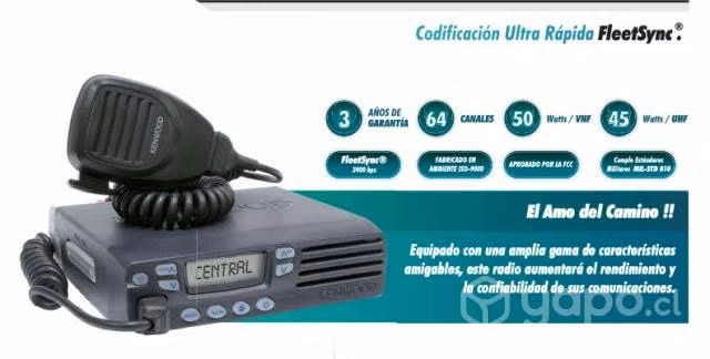 Radio kenwood base vhf programada mas manual