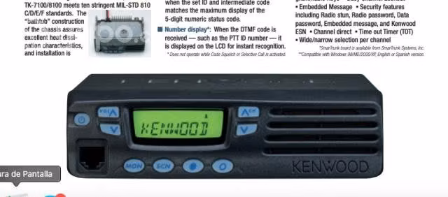 Radio kenwood base vhf programada mas manual