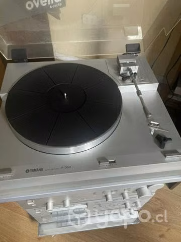 Equipo Musical Yamaha Tornamesa Amplificador Deck - Imagen 5