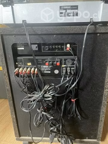 Equipo Musical Yamaha Tornamesa Amplificador Deck - Imagen 4