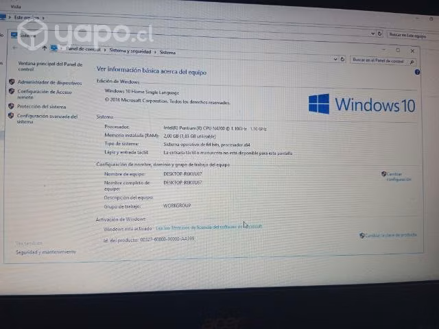 Notbook usado