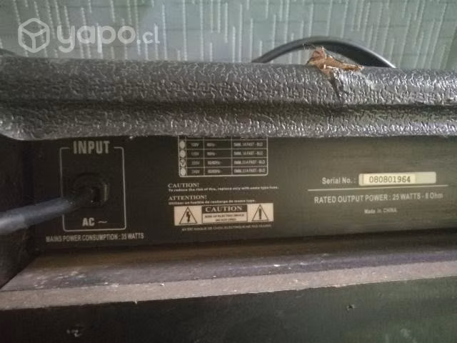 Amplificador Washburn 35W /25W (para reparar)