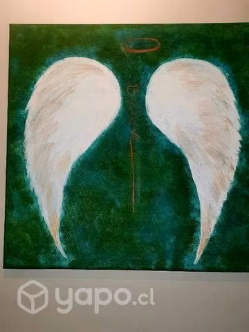 Cuadro Alas de Ángel 50x50 cm