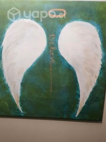 Cuadro Alas de Ángel 50x50 cm - Imagen 2