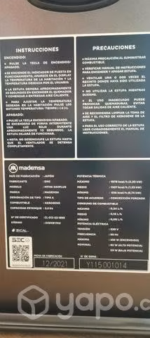Estufa Mademsa MFHK 540 plus Kerosene 3,5 lts