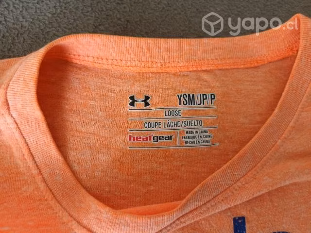 Polera Algodón Under Armour Talla S Kids