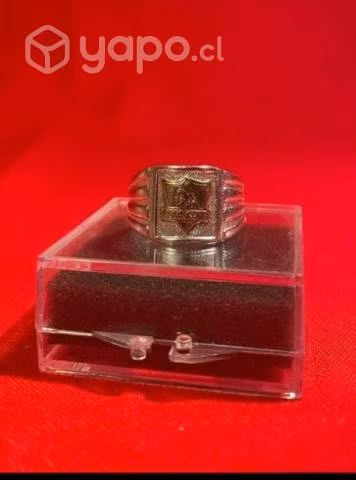 Anillo colo colo plata y oro