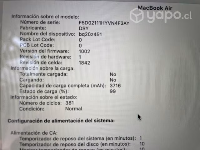 MacBook Air 2020, en perfectas condiciones - Imagen 3