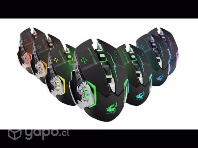 Mouse inalámbrico NO USA PILAS (RECARGABLE)