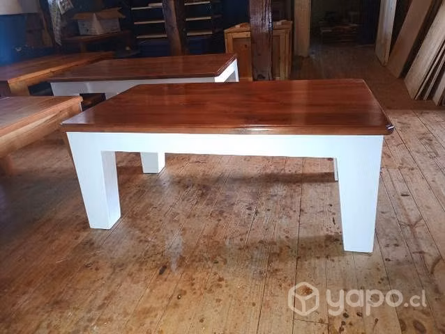Mesa con base de rauli vitrificada