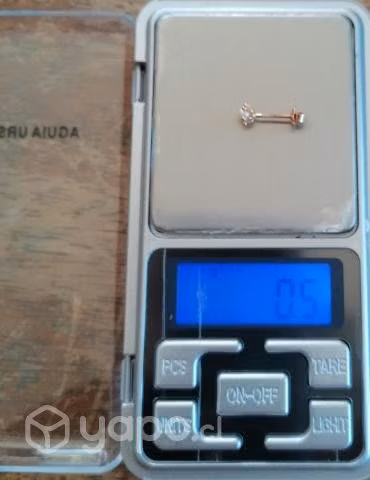 Aros de oro 18k