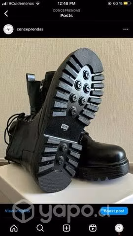Botines de cuerina