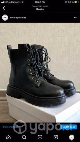 Botines de cuerina