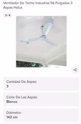 Ventilador nuevo