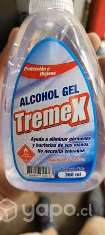 Alcohol gel tremex