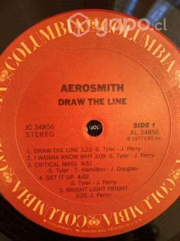 (Vinilo) Aerosmith - Draw The Line