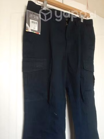 Pantalón cargo azul marino Talla 44 - Imagen 2