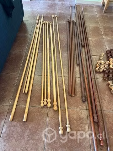 Barra de Madera para cortinas