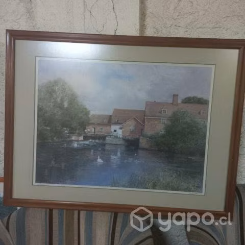 Cuadro usado de foto paisaje