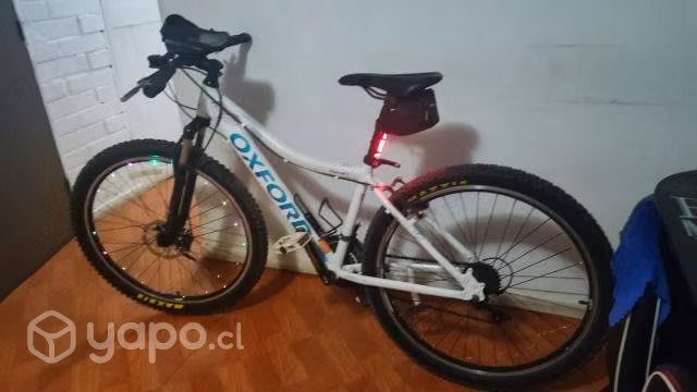 Mtb oxford halley mujer aro 27,5 talla m blanca